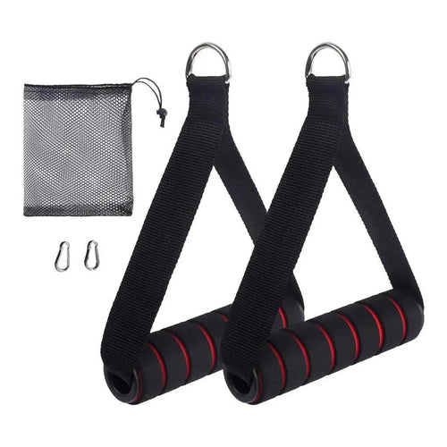 2x Heavy Duty Exercise Handles with Carabiners for - Essentials Gadget Love